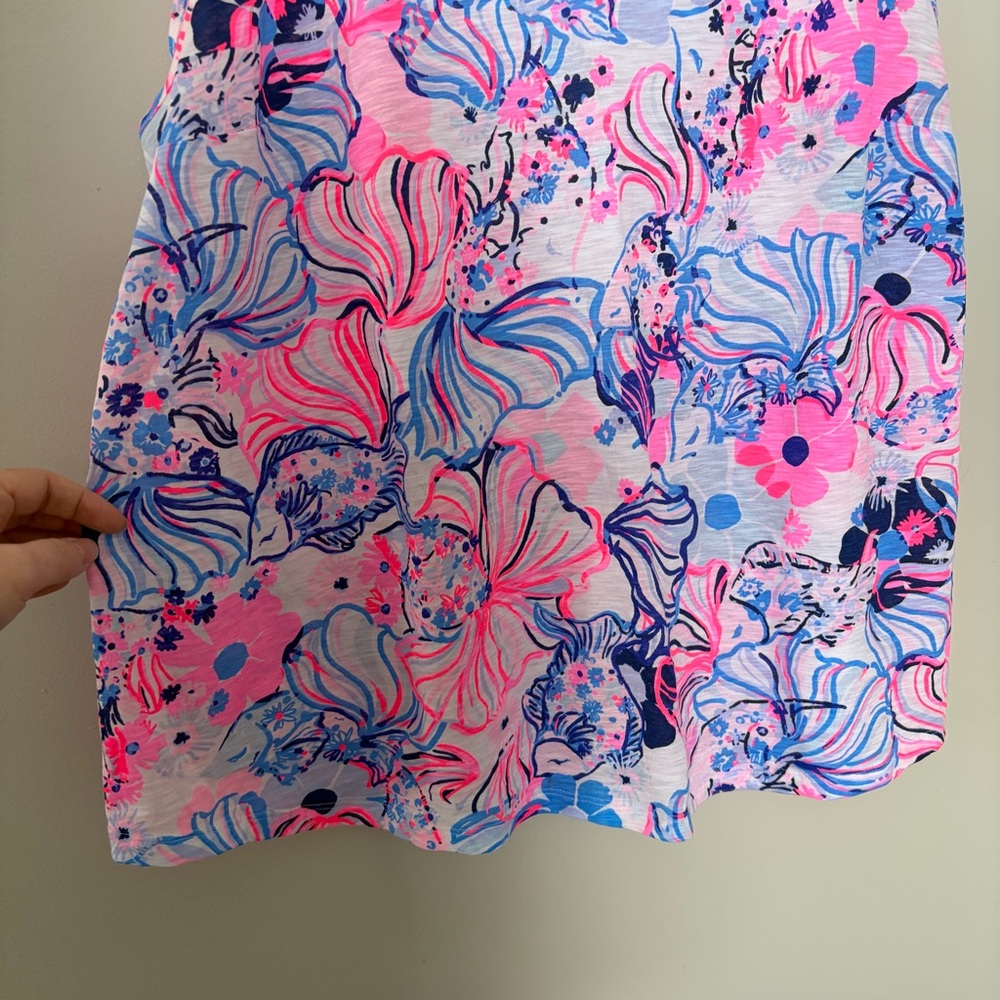 Lilly Pulitzer Gigi Tank Prosecco Pink Make a Splash XXL - Picture 3 of 8